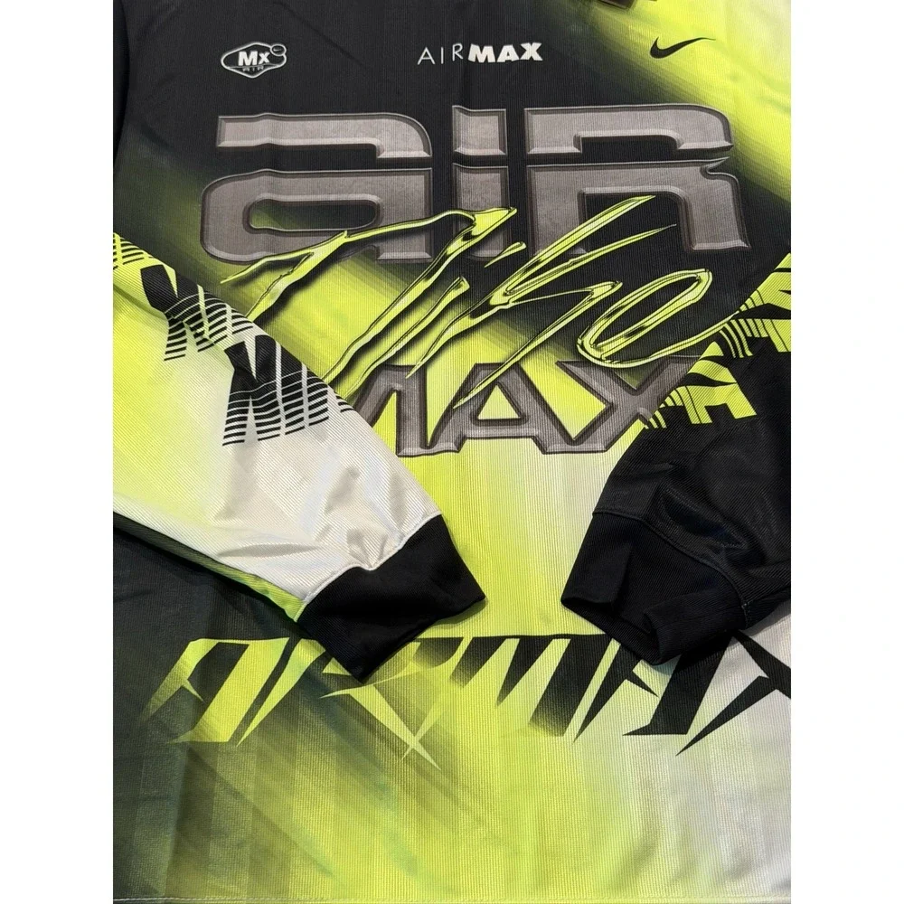 Nike Culture of Football Air Max 95 Dri-FIT Soccer Jersey Men's S Volt